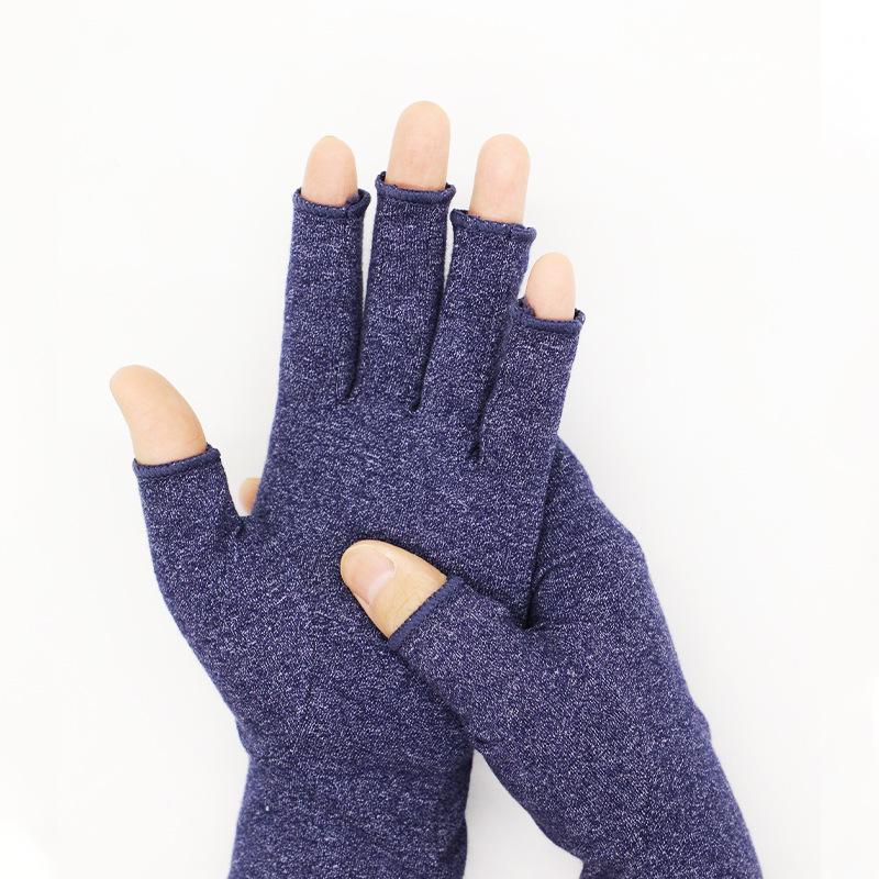 Breathable Half-Finger Compression Gloves for Cycling & Fitness