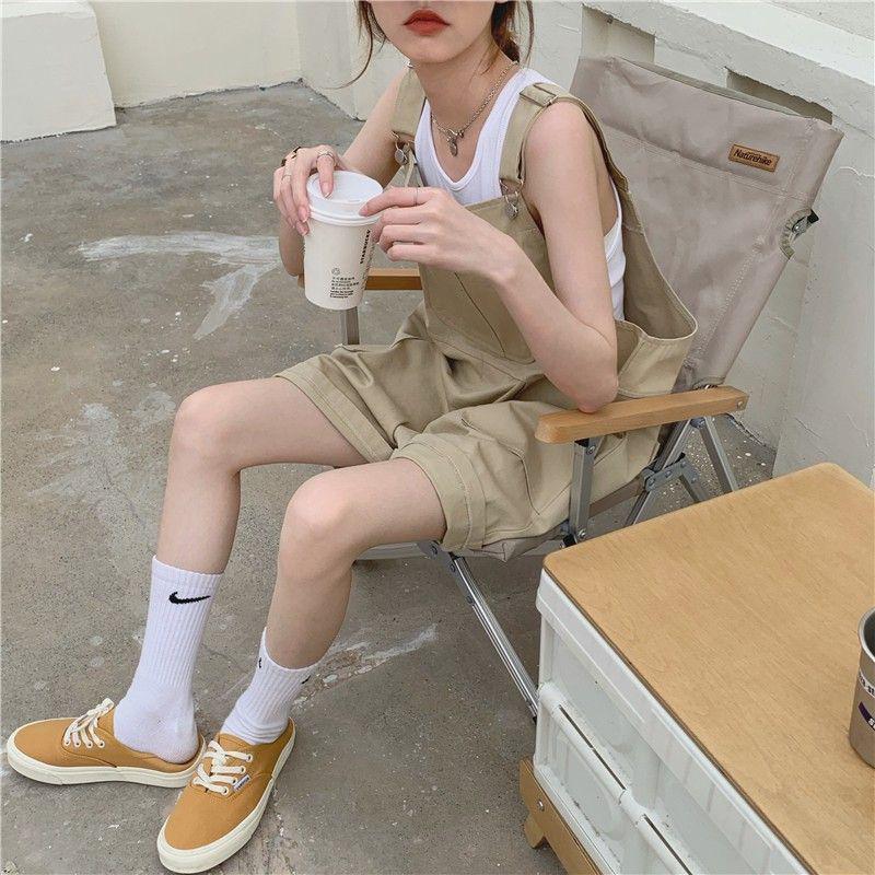 Trendige Dopamin-Overalls für Kinder: Sommer locker, High Waist formend, Weitbeinige Hose für kleine Statur