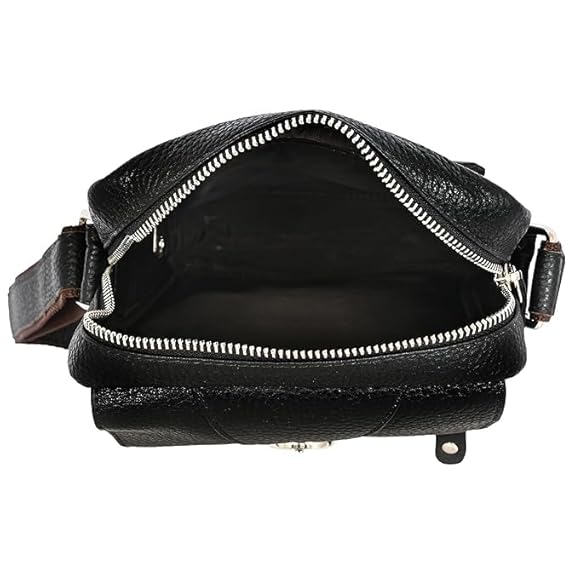 Leather Messenger Crossbody Sling Bag Shoulder Bag Travel Office Laptop Satchel Vintage Casual Business Work Outdoor Side Bag Gift for Men