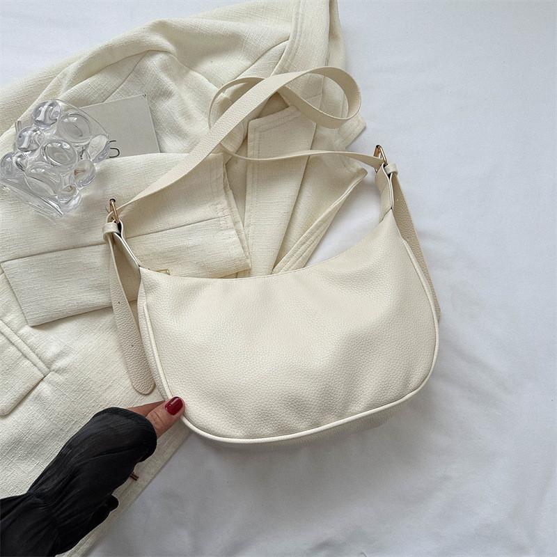 Fashionable Casual Shoulder Bag For Women 2023 Stylish Pu Leather Crossbody Bag With Polyester Lining