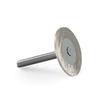 Disc With Mandrel For Wood Metal Stone Granite Marble Cutting 2# 3# 6mm Silver