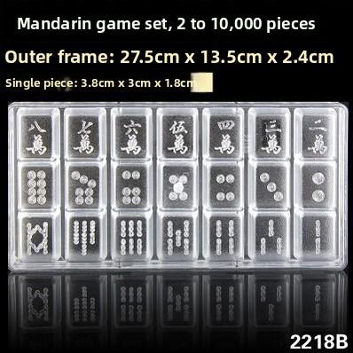 Mahjong  Baking Tool Thirteen Aces Mahjong Cake Decoration Kitchen Cooking Utensils BBQ Baking Tools DIY Molds