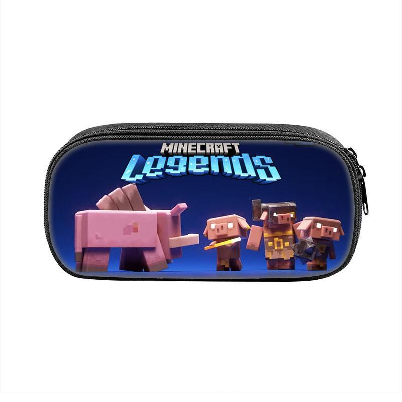 Пенал Minecraft Legends из полиэстера для учеников и школьного использования Style 1