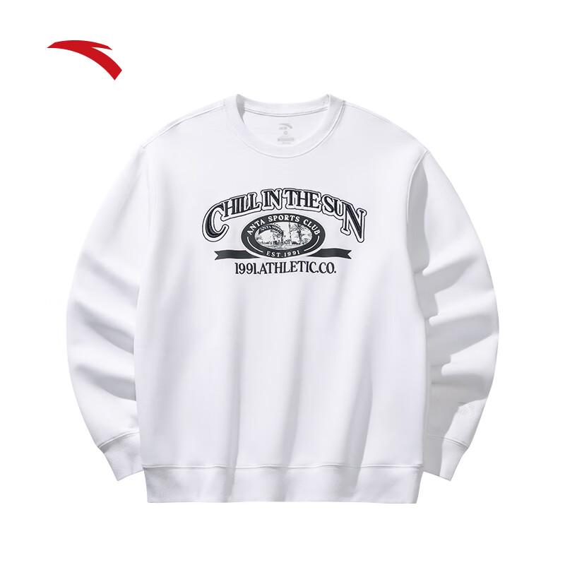 Anta Men s American Style Crewneck Sweatshirt S