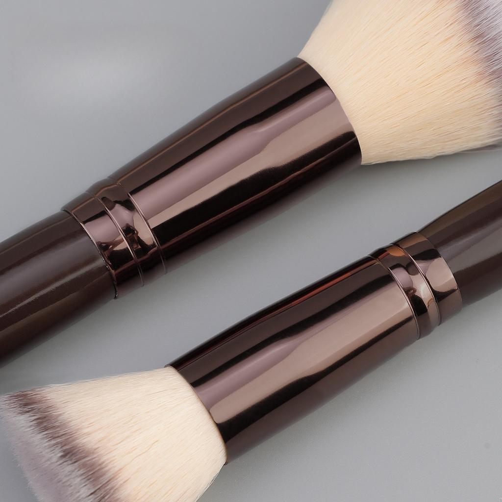 10 Makeup Brush Set Loose Powder Brush Flame Brush Grooming Brush Flat Head Foundation Brush Eye Brush Makeup