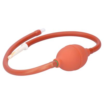 74cm Vaginal Anal Cleaning Silicone Anal Douche Soft Elastic Enema Cleaner Coffee