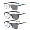 Color Changing Multifocal Reading Glasses Photochromic Near Far Sight Presbyopia Eyewear  Sports Anti Blue Eyeglasses