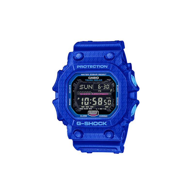 Casio Five Tiger Generals Series International Version Zhang Fei Five Elements Belongs to Water Zhang Bayou Snake Street Small Square LCD GX-56SGZ-2JR чёрный