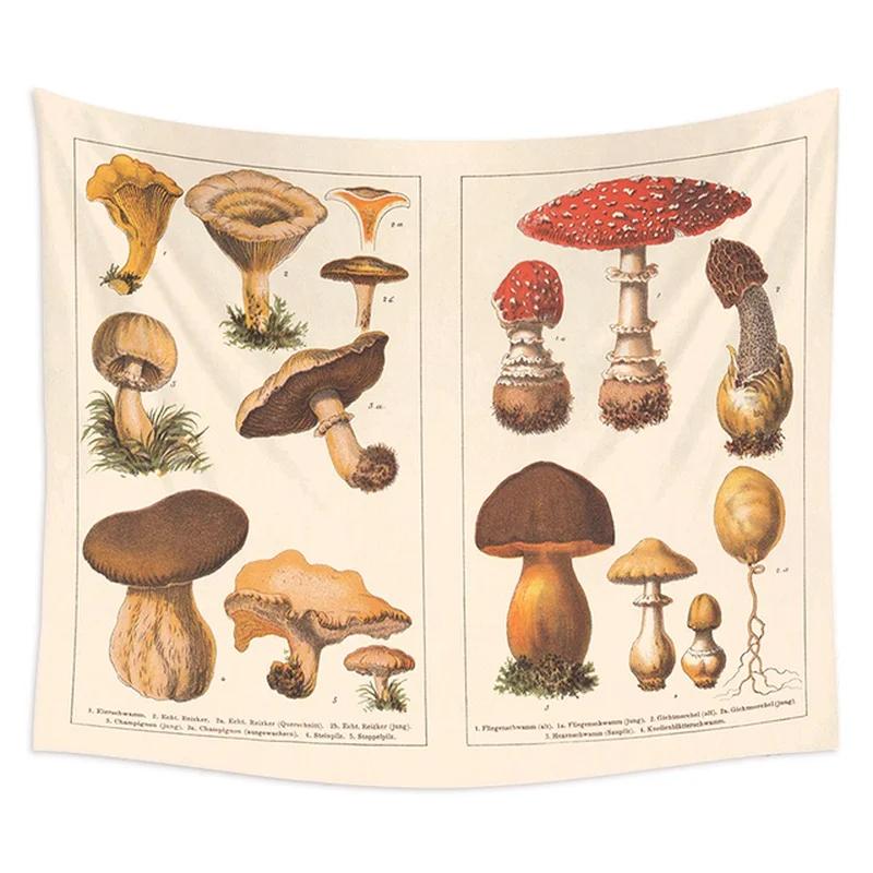 New Mushroom Tapestry Wall Decorative Girl Room Wall Hanging Aesthetics Room Abstract Tapestry Wall Hanging Home Supplies