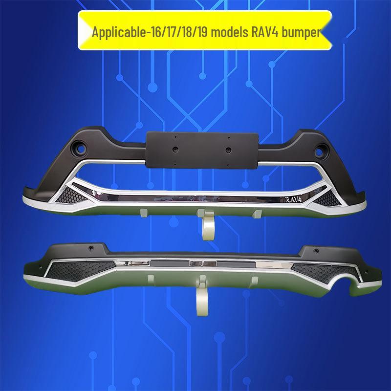 RAV4 2016-2019 Front & Rear Bumper Guard Decorative Accessories