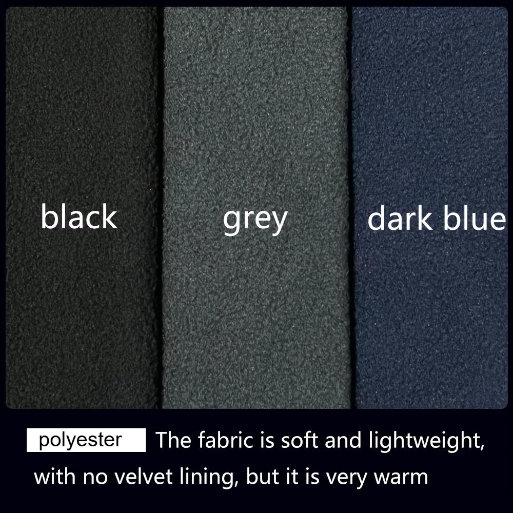 1/2pcs Men's Thermal Neck Gaiter - Heavyweight Windproof Warm Face Mask, Soft Fleece Lining, Breathable Polyester Knit