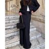 Damen Casual Satinrock Mode Locker Hohe Taille Maxi Röcke Elegant Schlicht Seide Fishtail Rock