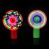 LED leuchtende Windmühle Spielzeug Blinkendes Aufleuchtender Ventilator Kinderspielzeug Geschenk Mini Handheld Kühlventilator Wechselndes LED-Licht Konzert Requisiten Spielzeug
