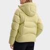 FILA White Fashion Casual Versatile Lightweight Warm Waterproof Breathable Woven Hooded Down Jacket Women outerwear F11W543906FMT