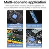 100Pcs Thermal Pad Insulating Silicone High Temperature Resistance Pads Motherboard Cpu Ic Gpu Repair Pre-Cut Thermal Pads