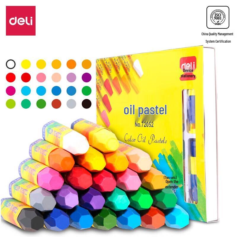 Deli 72052 Kids Drawing Crayons Set