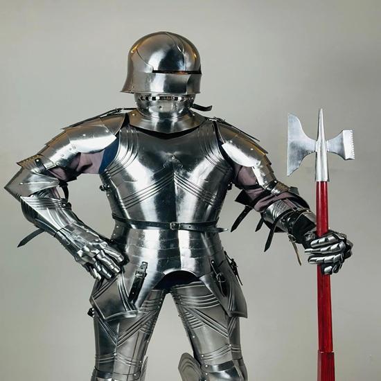 Gothic Knight Armor Suit Medieval German Knight Full Suit of Armor 15Th Century Larp Cosplay Armor Suit Décor Best Gift