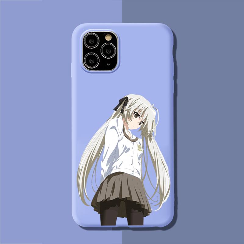 YNDFCNB Yosuga no Sora Phone Case Soft Solid Color for iPhone 11 12 13 mini pro XS MAX 8 7 6 6S Plus X XR