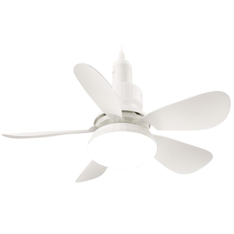 2-in-1 Silent LED Ceiling Fan with Pendant Light Convenient Remote Control Household Installation Fan Light 30 белый