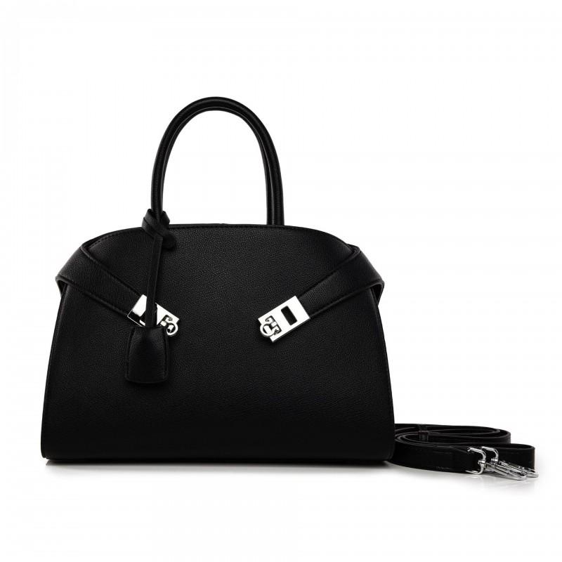Large Minimalist Tote Bag Women Soft Pillow Shape PU Shoulder With Zip Multiple Interior Pockets