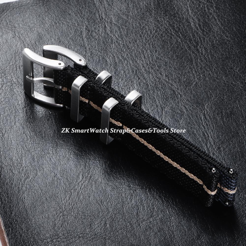 20mm 22mm Nylon Watch Band for Military Sport Quick Release Watch Strap Army Woven Canvas Fabric Replacement Wristband Belt