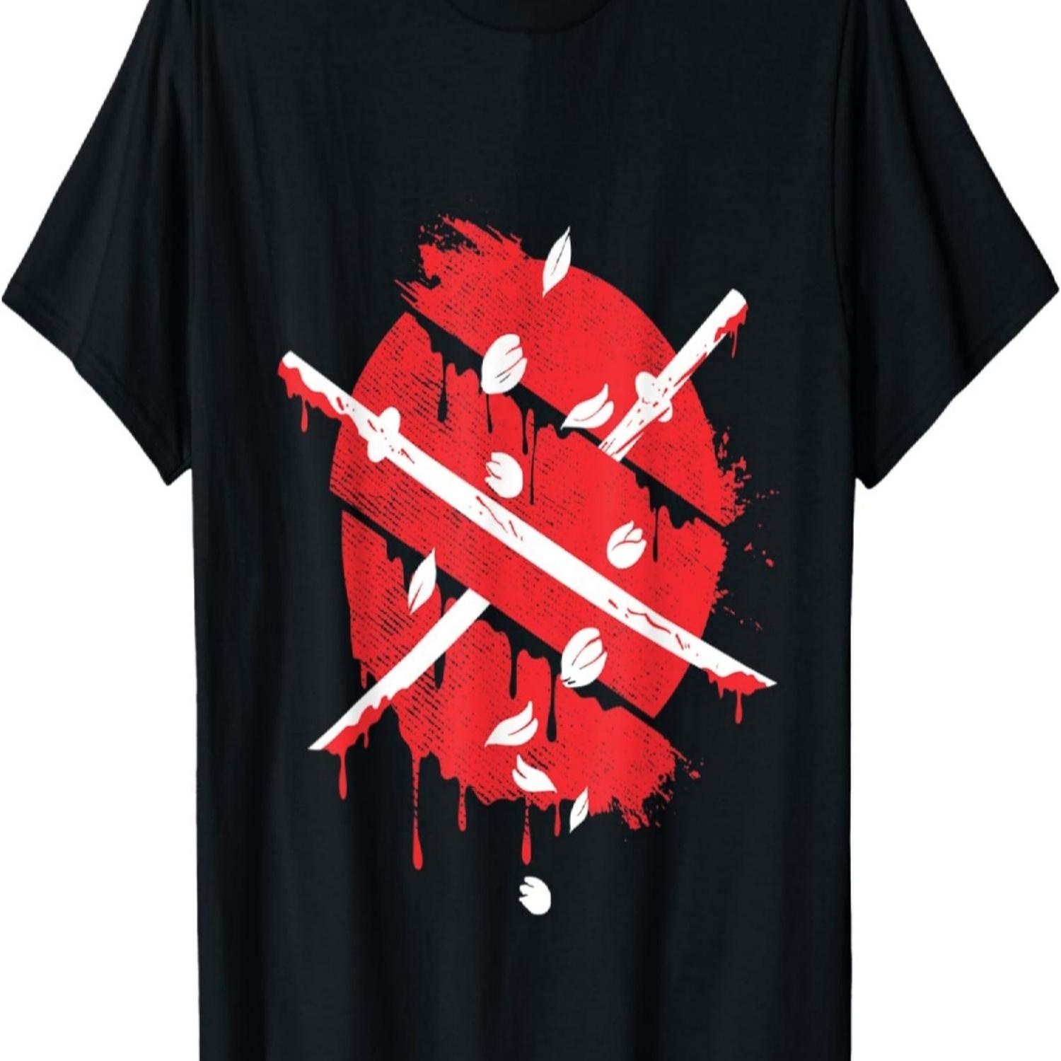 Japan Tokyo Asia Shinobi Cherry Blossom T-Shirt(1) S