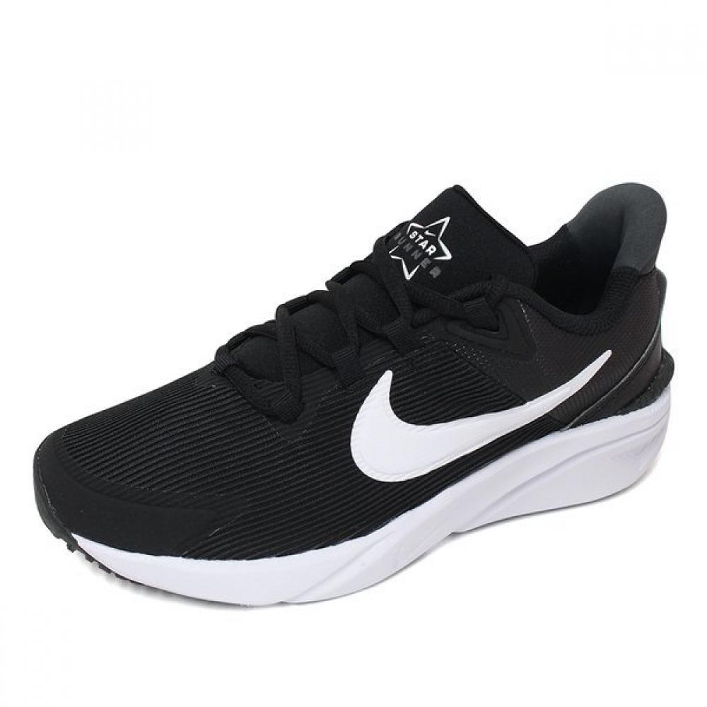 

Nike Кроссовки Star Runner 4 Running Shoe черные Dx7615 001 DX7615001:235mm(US4.5Y)