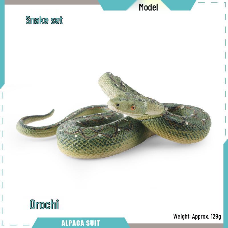 Reptile Simulation: Snake Wildlife Toy - Children's Cognitive Decor Model