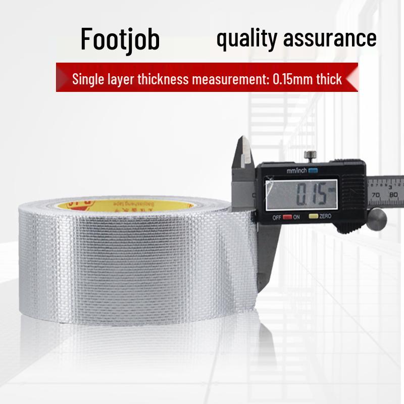 Nastro adesivo in foglio di alluminio impermeabile resistente alle alte temperature per isolamento condotti e protezione solare