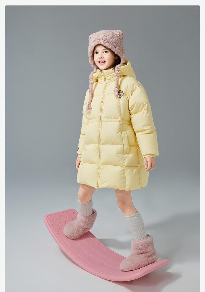 Girls' 24 Autumn/Winter Mid-Length Down Jacket