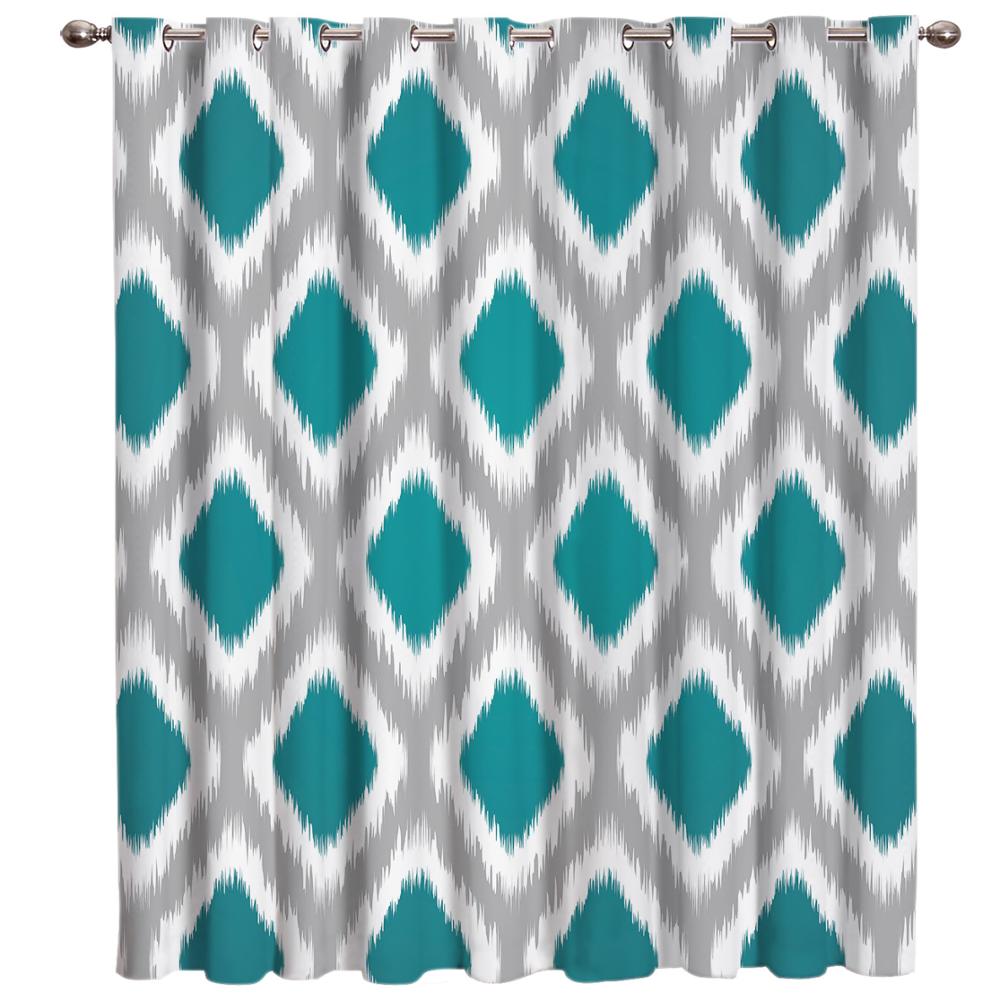 Nordic Ethnic Geometic Window Curtains Curtains for Living Room Decorative Items Living Room