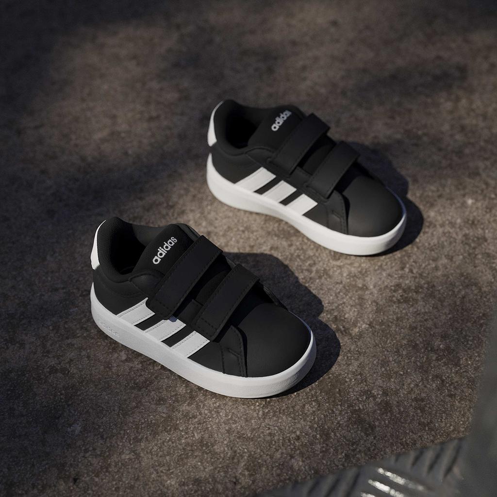 adidas Grand Court 3.0 Comfort Infant [HP3535-CBLACK/FTWWHT/FTWWHT]