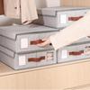Spacious Bed Sheet Storage Container Nonwoven Materials Dustproof Cover Bedding Organiser With Detachable Lid