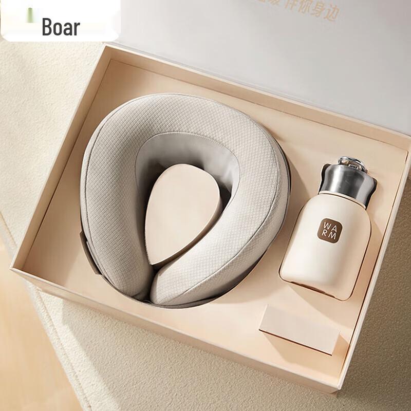 

Bear U-Shape Neck Massager Gift Set with Thermos Cup