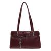 New high-end textured women's shoulder baguette bag women's autumn and winter versatile retro underarm bag