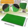 Golf Hitting Mat Accessories Wear Resistant Swing Practice for Garage Garden Outdoor Parks