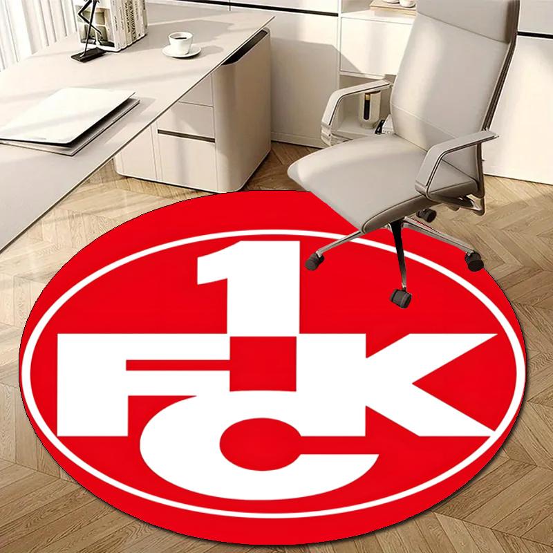 Personalized 1.FC Kaiserslautern Round Chair Office Rug - Perfect for Mat, Office Chair & More - Ideal Gift for Birthdays and Holidays