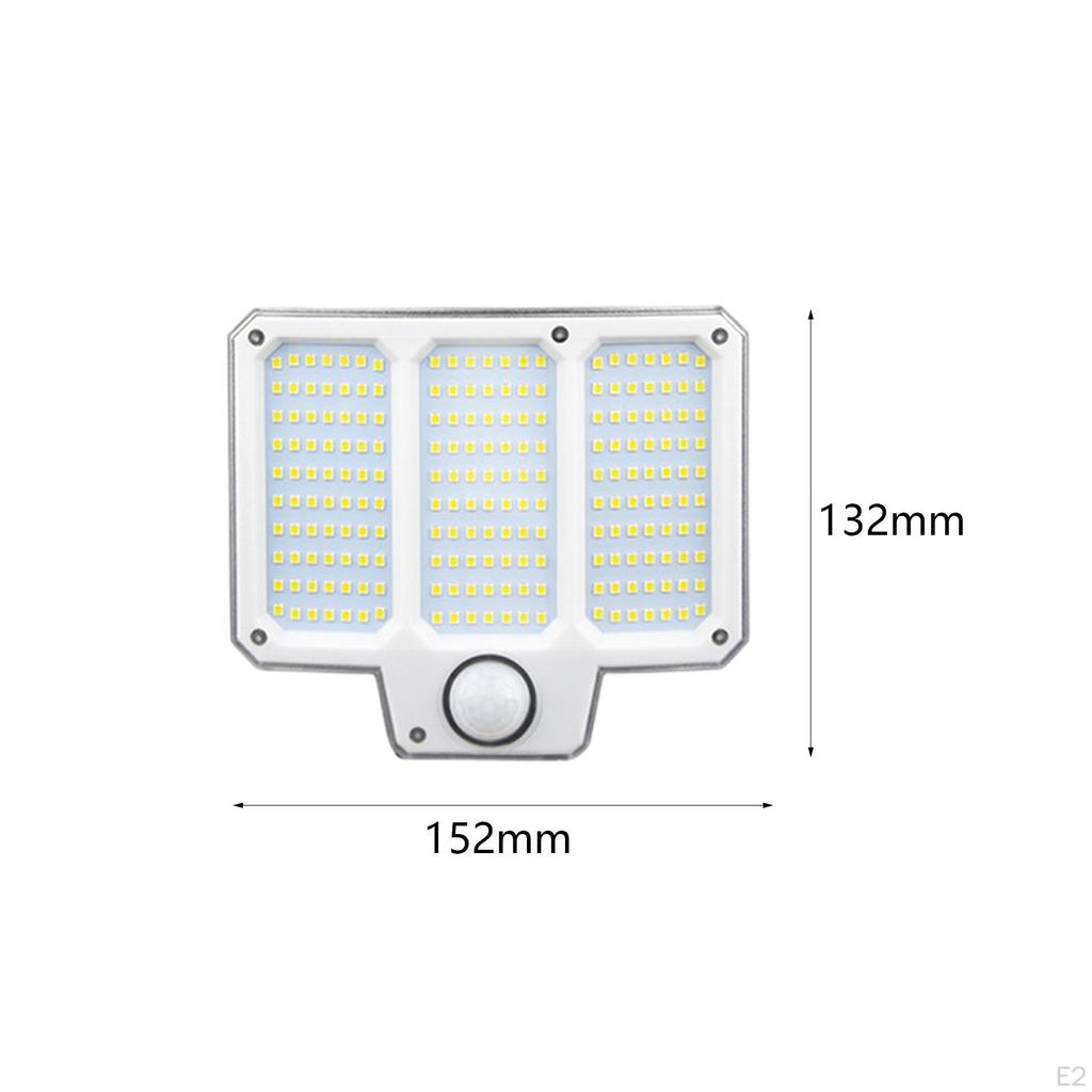 Solar Light Outside Wall Lamp Decorative Waterproof Split Outdoor Lights 3 Modes for