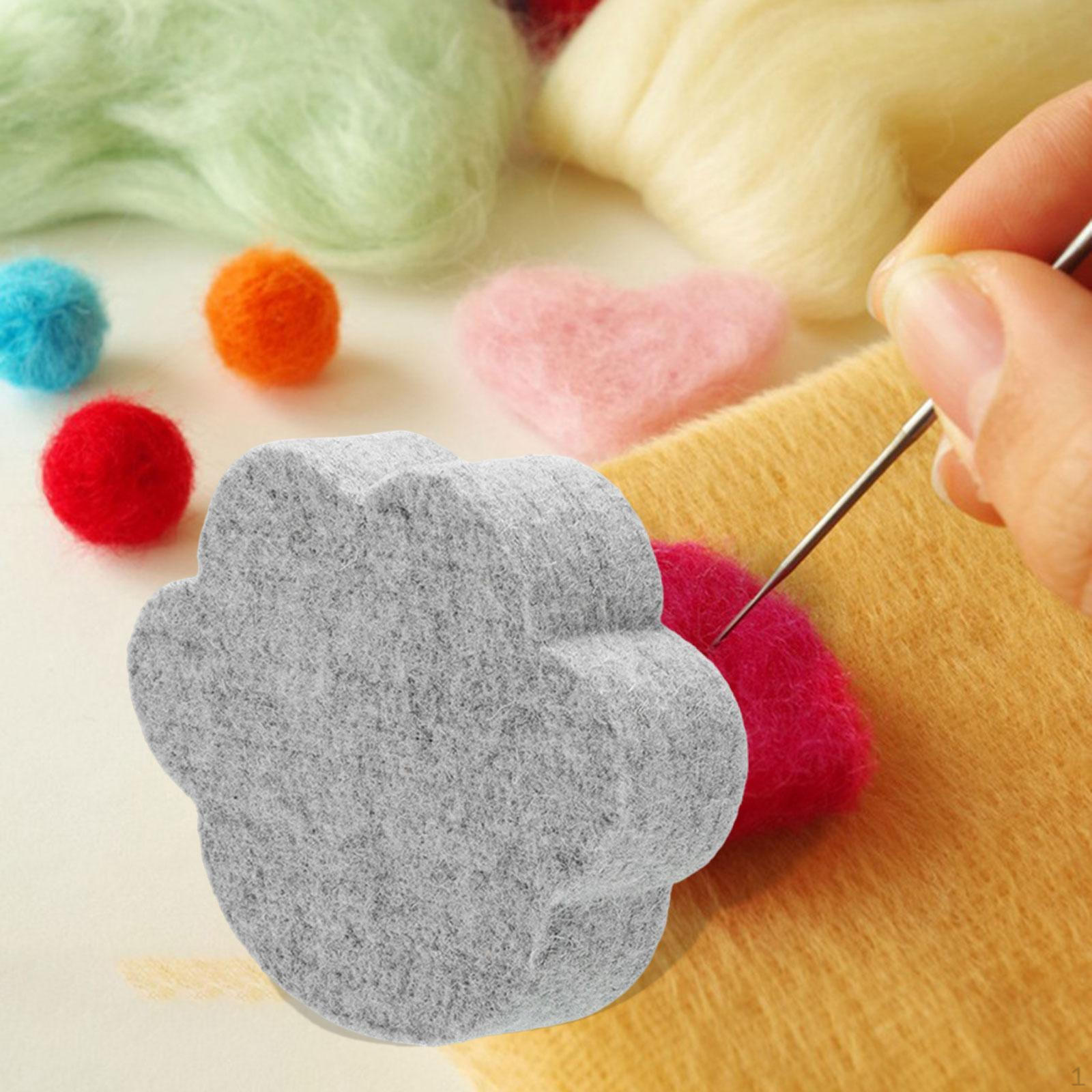 

Игольчатый валяльный коврик 3D Cute Paw Workspace Швейный коврик для валяния шерсти Игольчатый 15x12.3x3cm