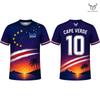 2026 New Cape Verde Flag Printed T-shirt Men And Women Quick Dry Breathable Outdoor Sports Jersey Summer Casual Football Tee