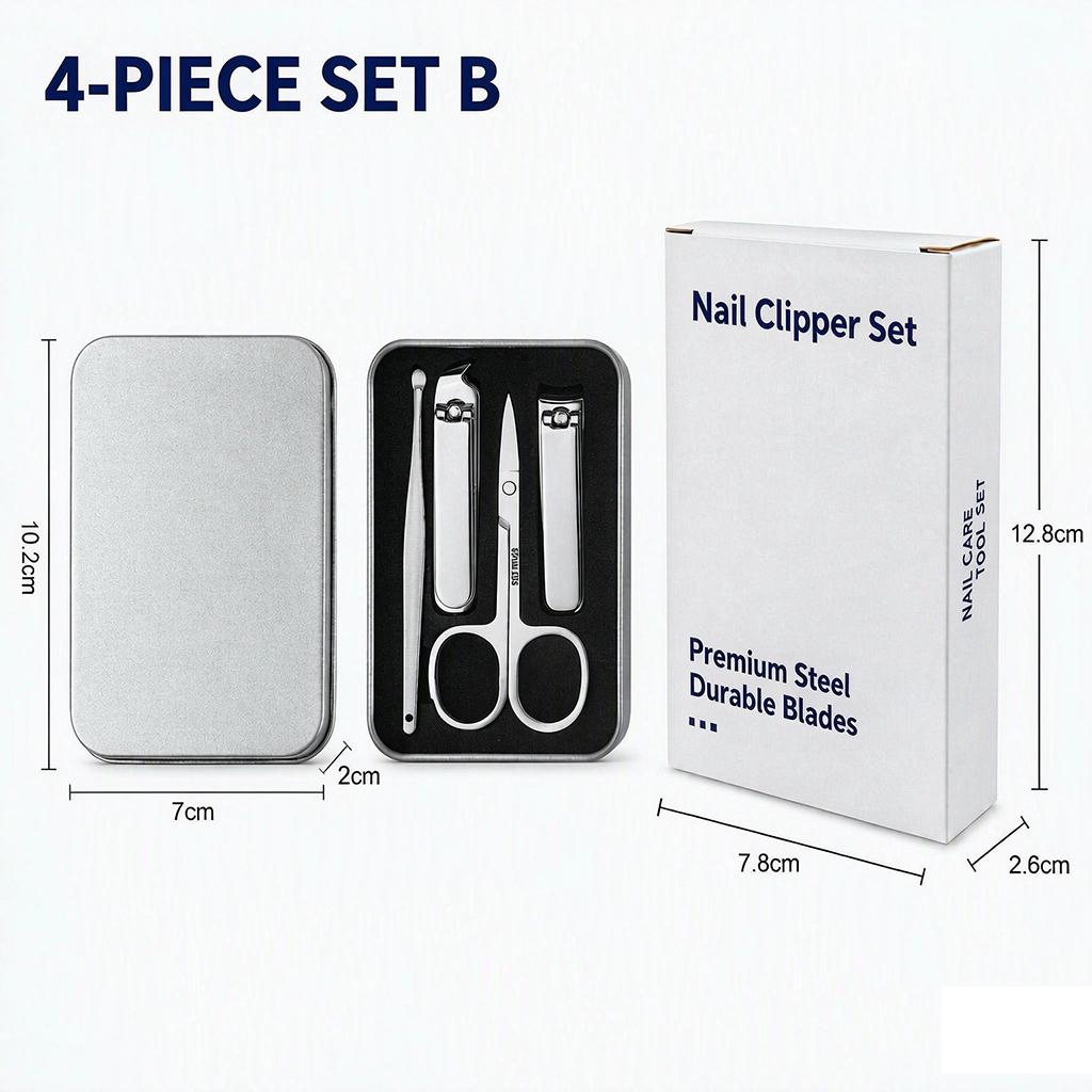 Xiaomi Thickened Nail Clipper Set Nail Tools Diagonal Mouth Glass Fillet Nail Clippers for Personal Hygiene And Grooming