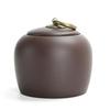 Shangqi Zisha Purple Clay Small Sealed Tea Caddy Set
