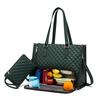 3-in-1 Tote Bag Backpack Lunch Bag Women Insulated Lunch Tote 15.6 Inch Laptop Compartment Lunch Pouch for Work Travel