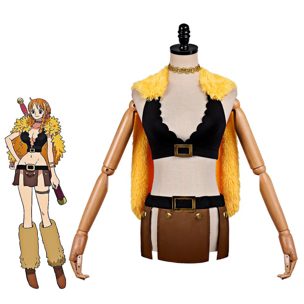 One Piece Nami Cosplay Costume For Anime Role Play With Polyester Material For Cosplayers