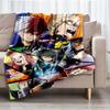 My Hero Academia Theme Printed Blanket - Perfect for Couch, Bed, Travel & Outdoor Use | Machine Washable, Cozy & Durable.