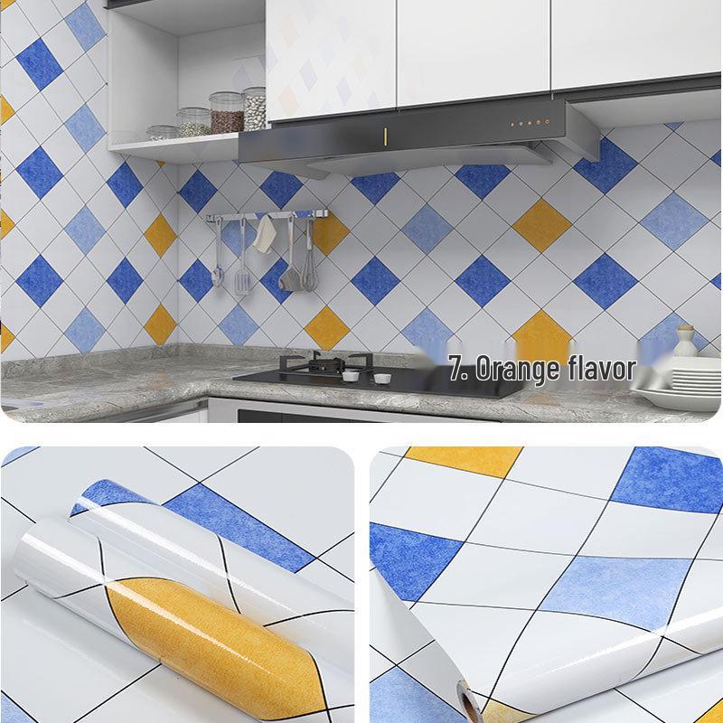 

Маслостойкие кухонные наклейки с высокой термостойкостью: Самоклеящаяся алюминиевая фольга для защиты варочной панели, шкафа и стены от копоти 60cm x 2m