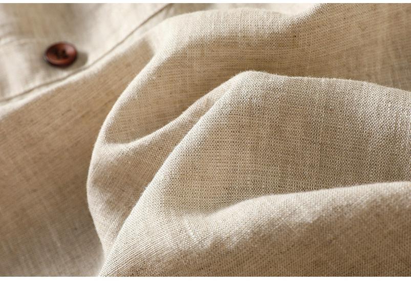 Women's Summer Simple V-neck Cotton Linen Vest Outerwear