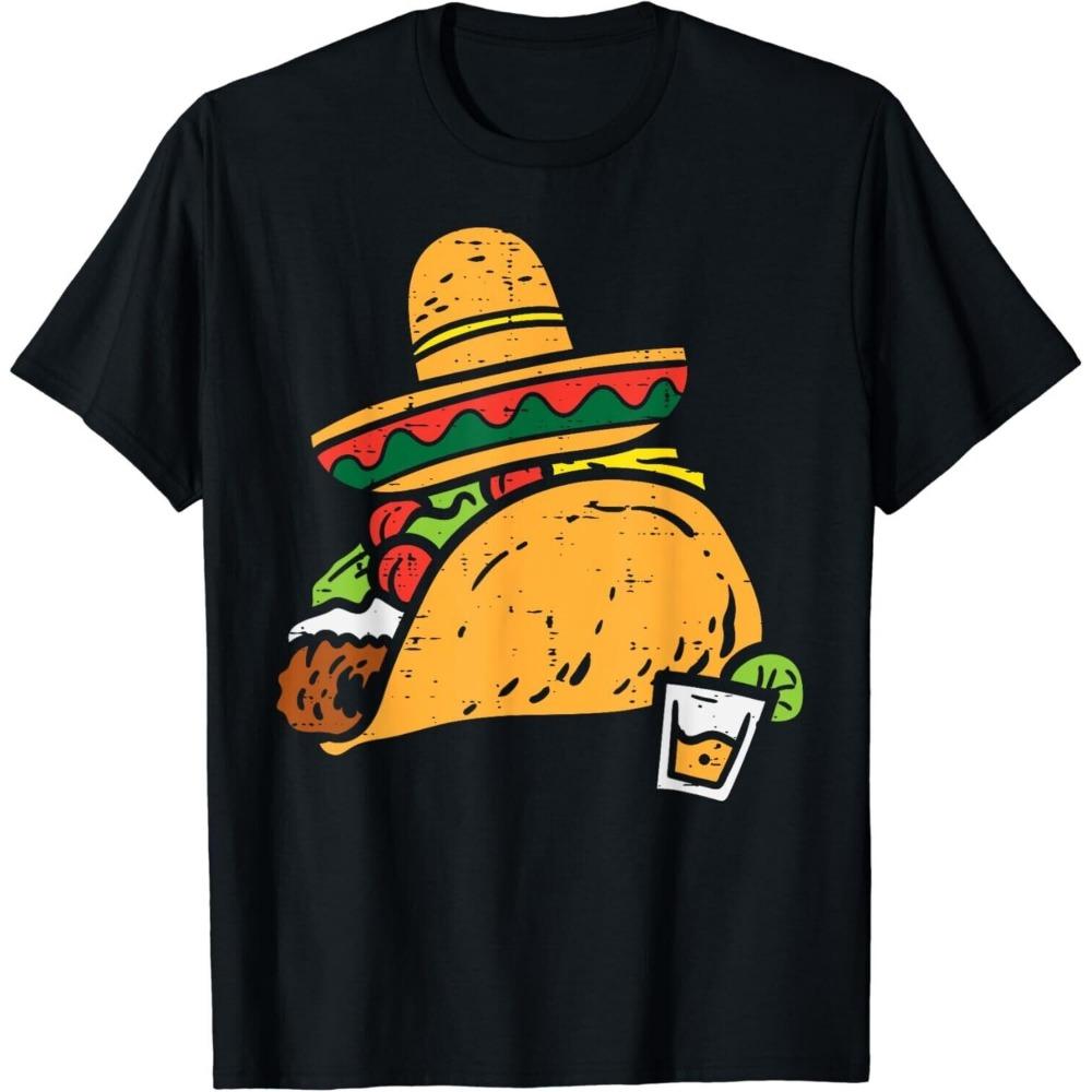

Womens Tshirt with Mexicaninspired Design May 5th Theme Casual and Breathable Shortsleeved Summer Style Suitable for Gifting 4XL
