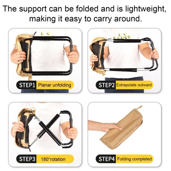 Mini Folding Stool with Carry Bag Portable Lightweight Heavy Duty Waterproof Outdoor Camping Backpacking Beach Picnic Fishing Collapsible Chair Seat