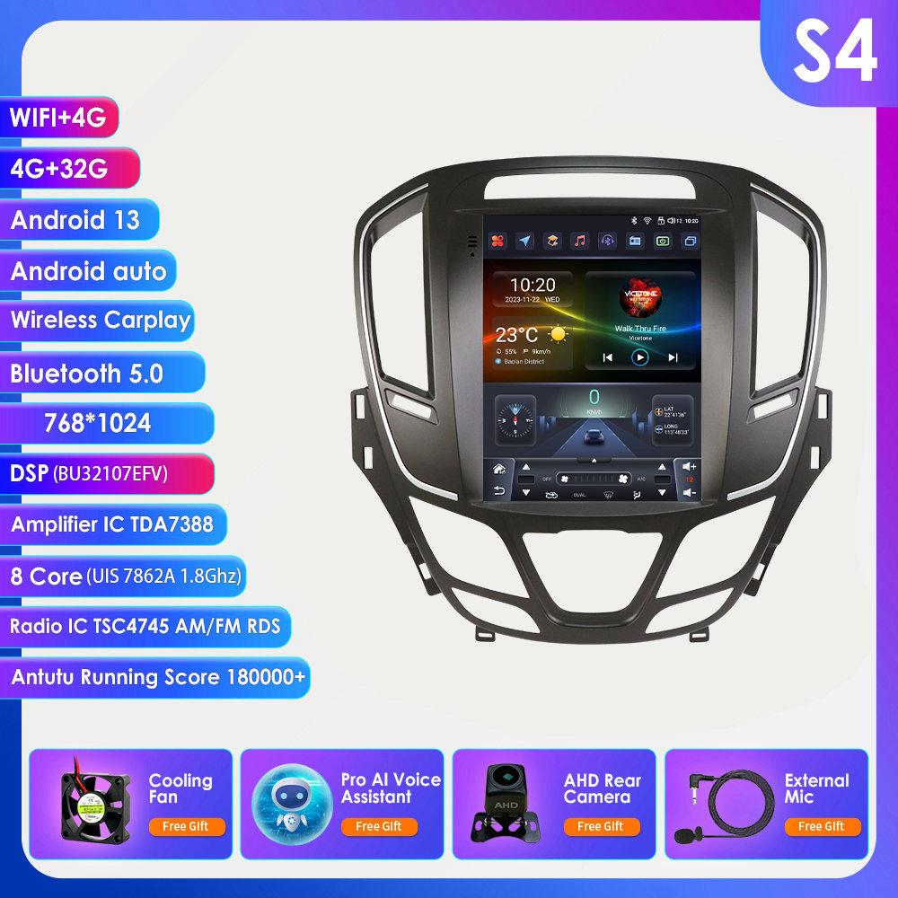 9.7inch Android 14 Car Radio Player for Opel Insignia Buick Regal 2014 - 2018 Carplay Auto Car Multimedia Stereo 7862 GPS
